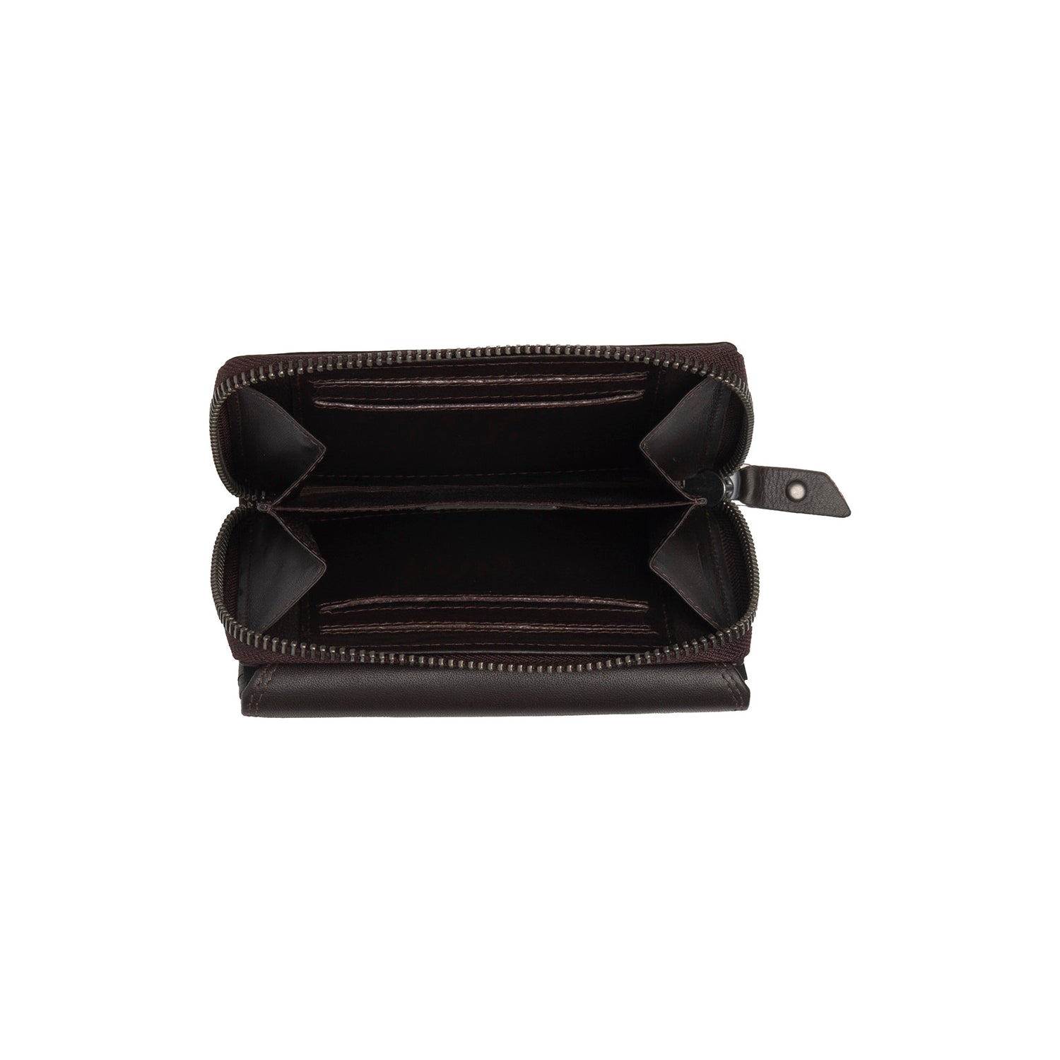 Leder Portemonnaie Braun Doniva