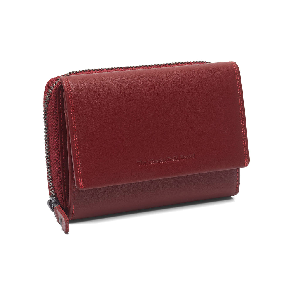 Leather Wallet Red Doniva