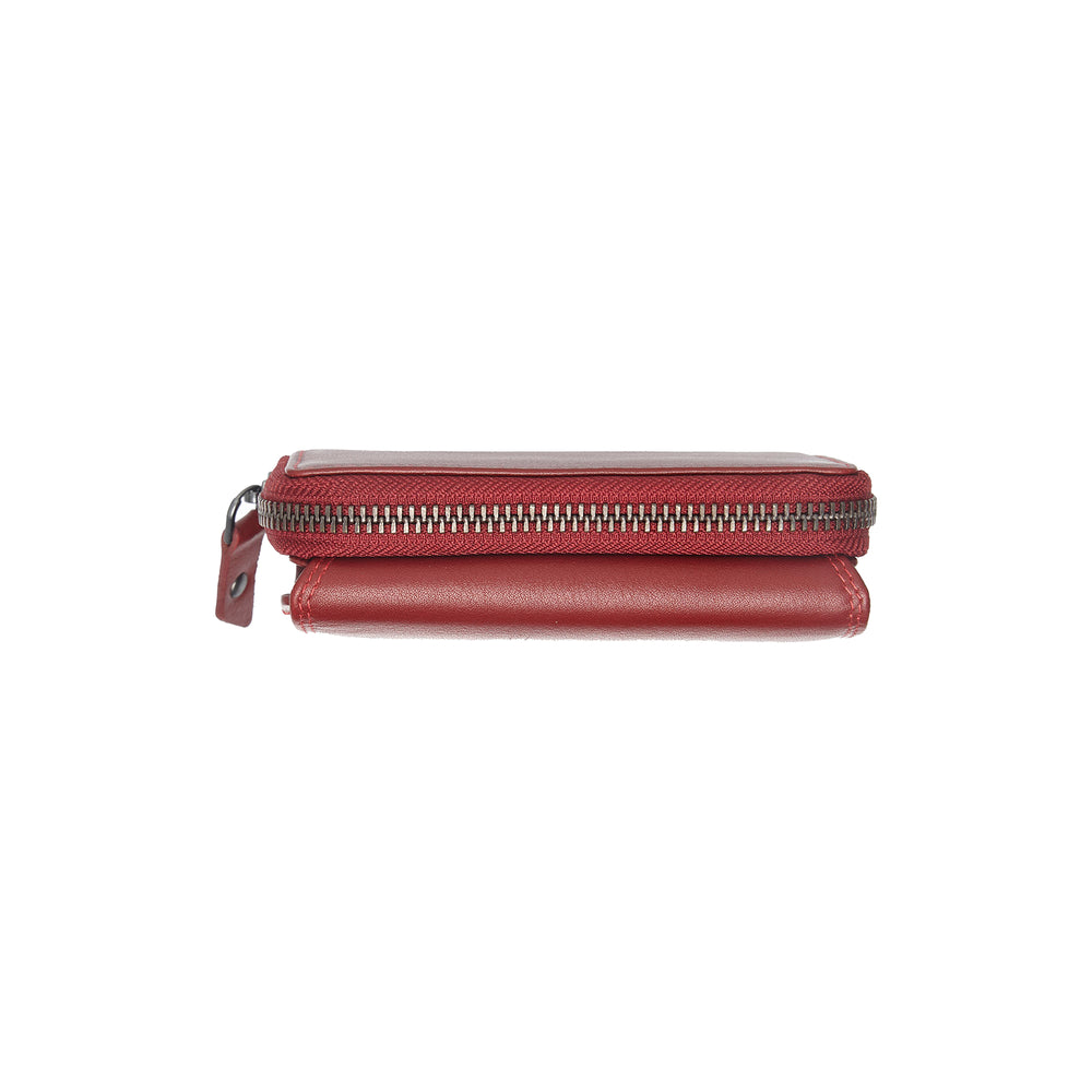 Leather Wallet Red Doniva