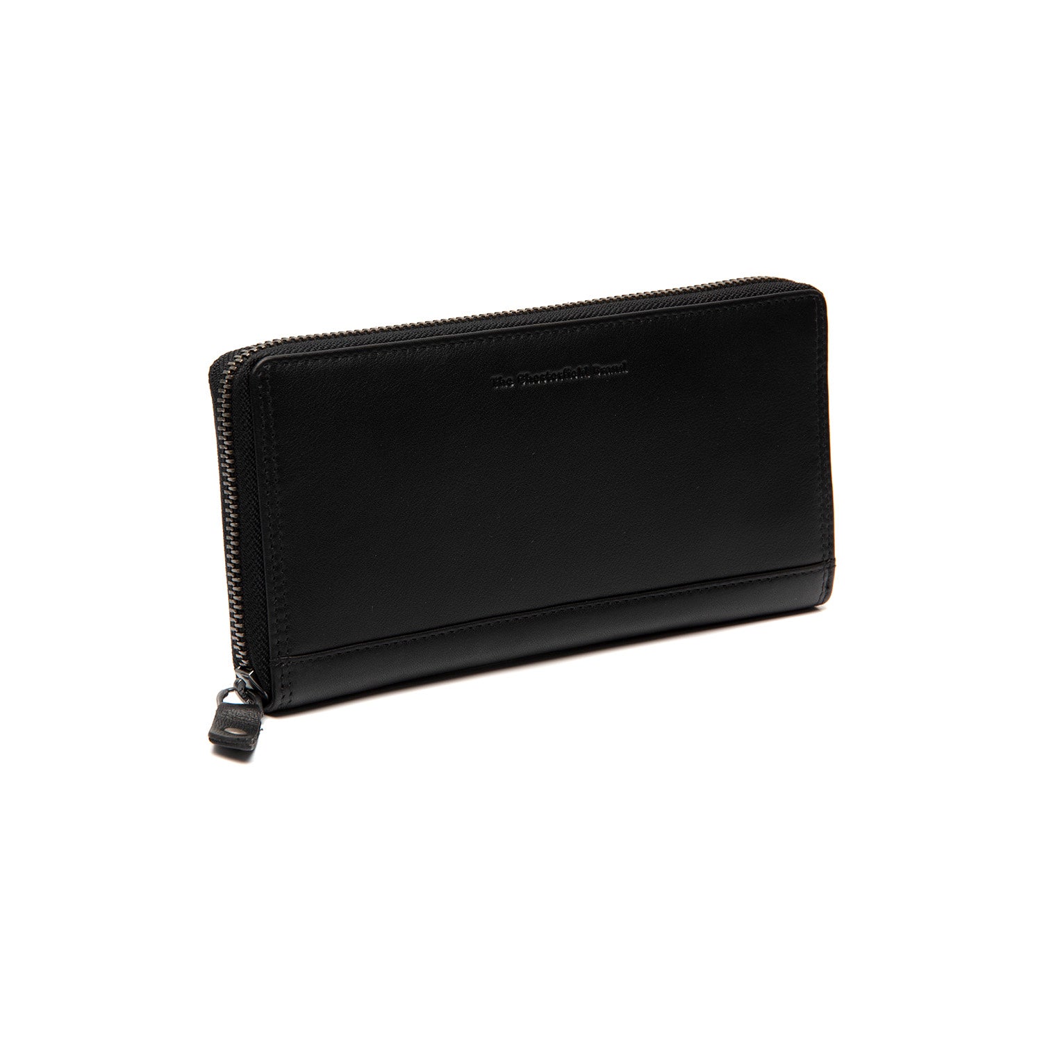 Leder Portemonnaie Schwarz Cantara