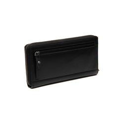Leder Portemonnaie Schwarz Cantara