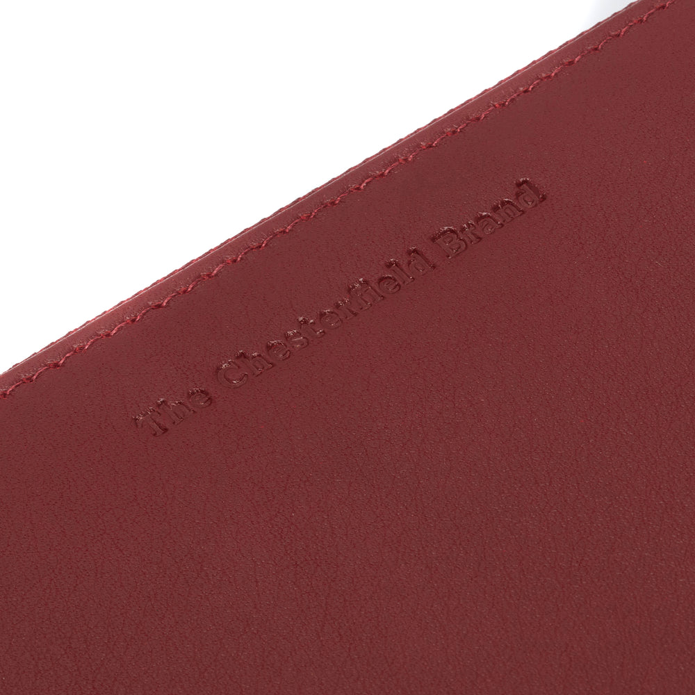 Leather Wallet Red Cantara