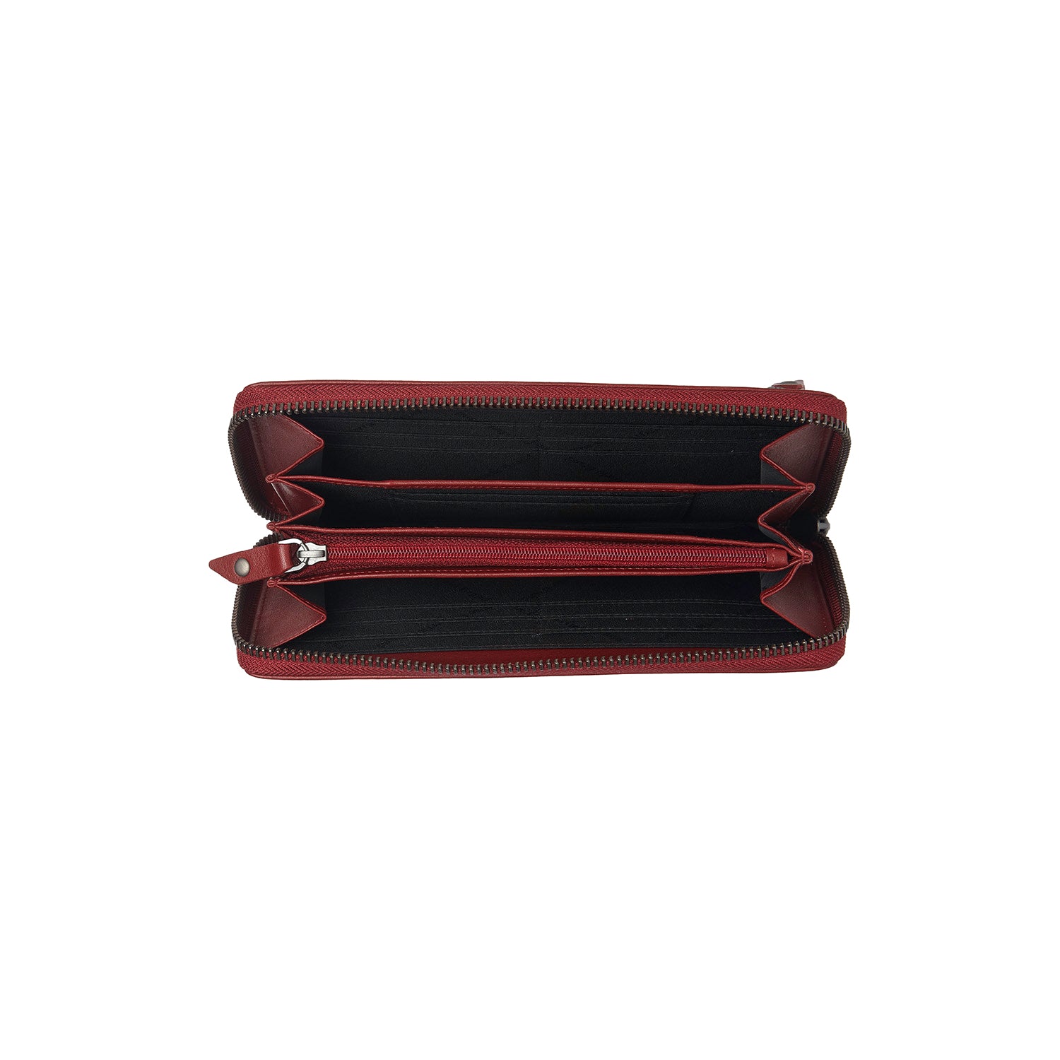 Leder Portemonnaie Rot Cantara