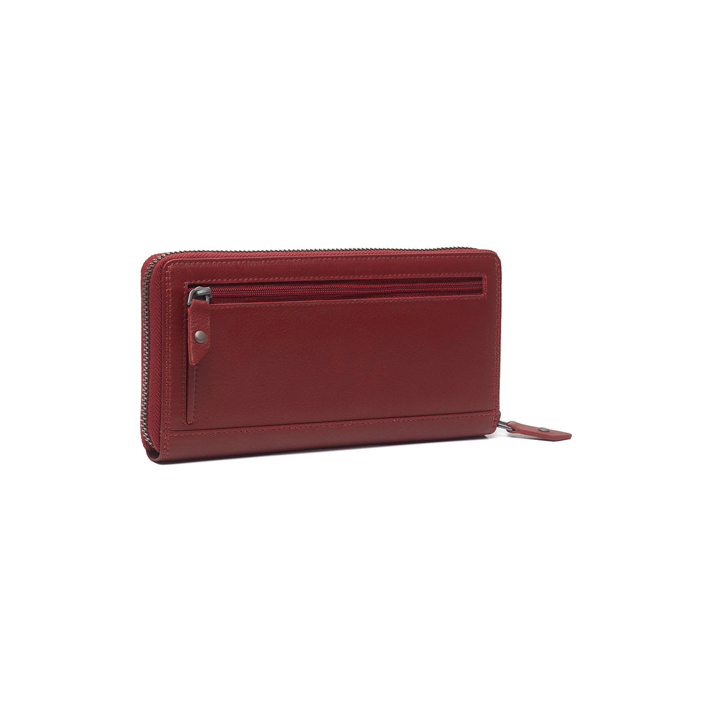 Leather Wallet Red Cantara