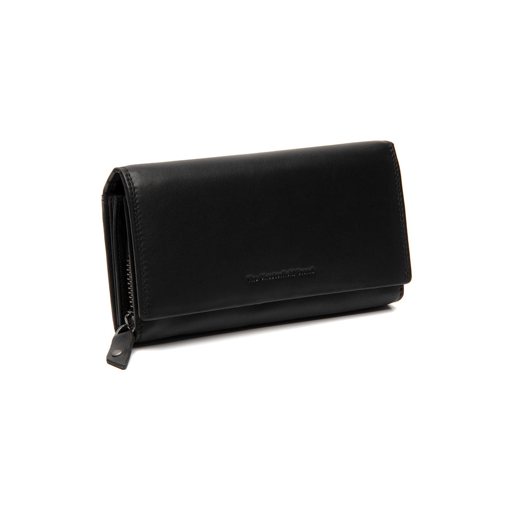 Leather Wallet Black Arvento
