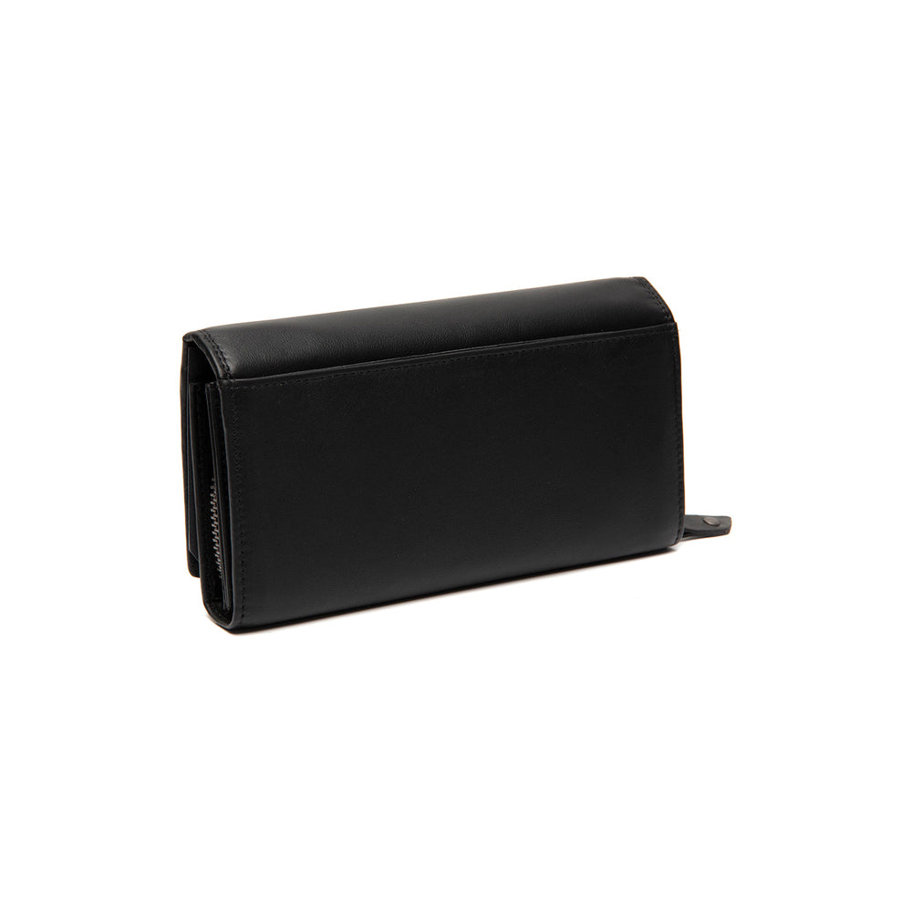 Leather Wallet Black Arvento