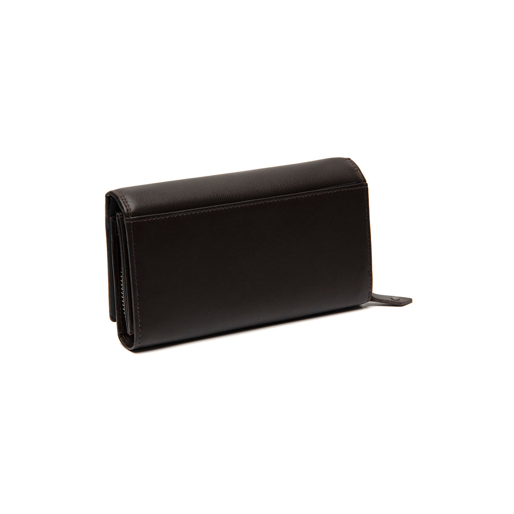 Leather Wallet Brown Arvento