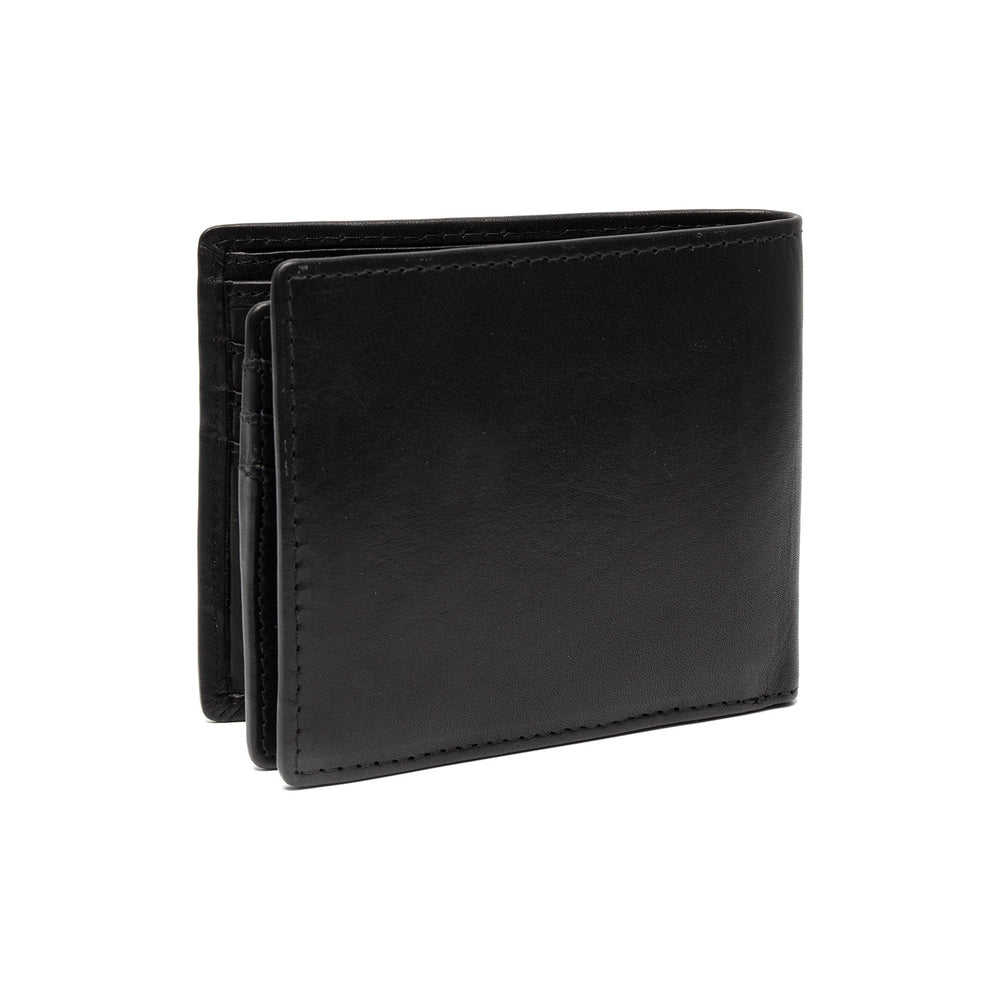 Leder Geldbörse Schwarz Positano