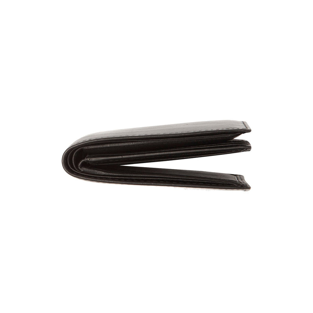 Leder Geldbörse Schwarz Positano