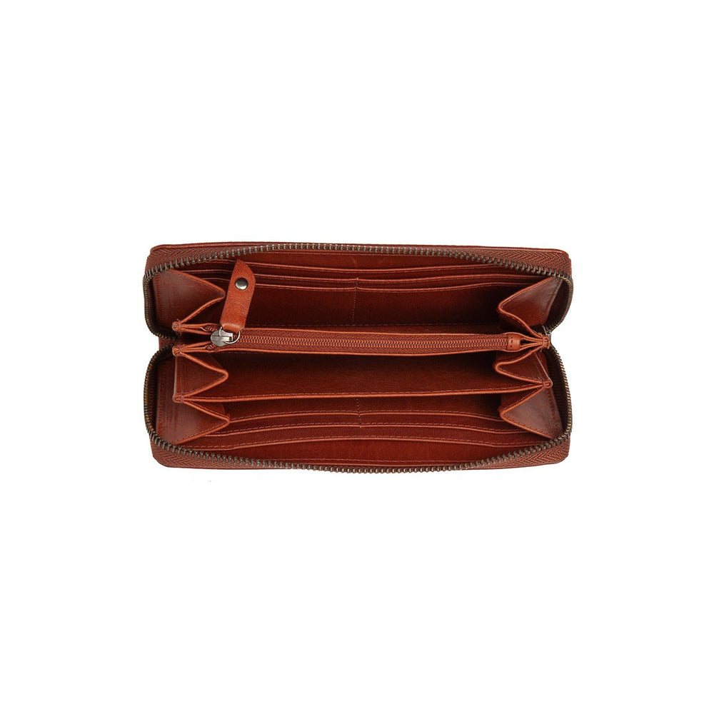 Leder Geldbörse Cognac Livorno