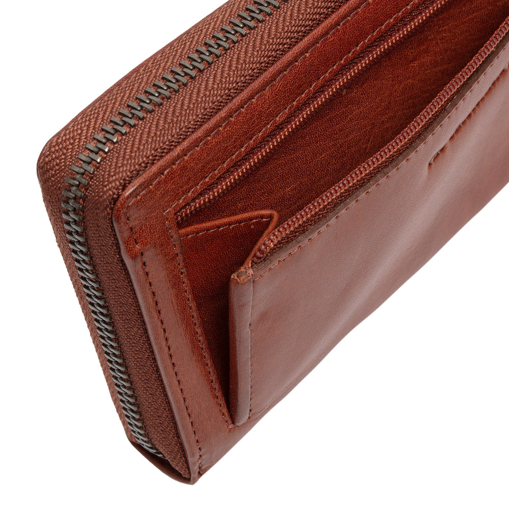 Leder Geldbörse Cognac Livorno