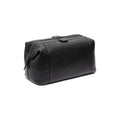 Leather Toiletry Bag Black Biassa