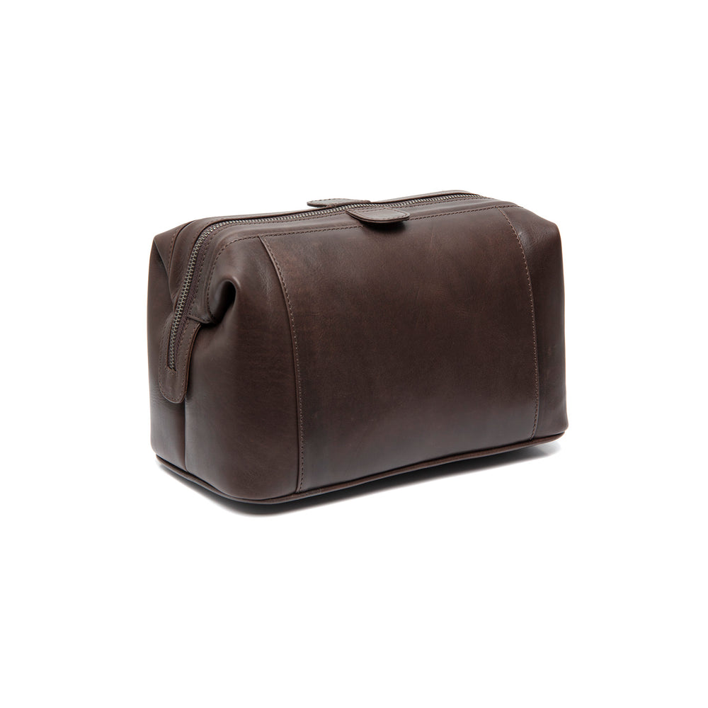 Leder Kulturtasche Braun Biassa