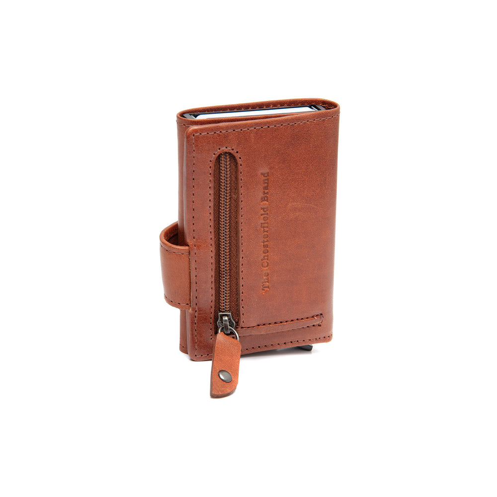 Leder Kartenetui Cognac Larino