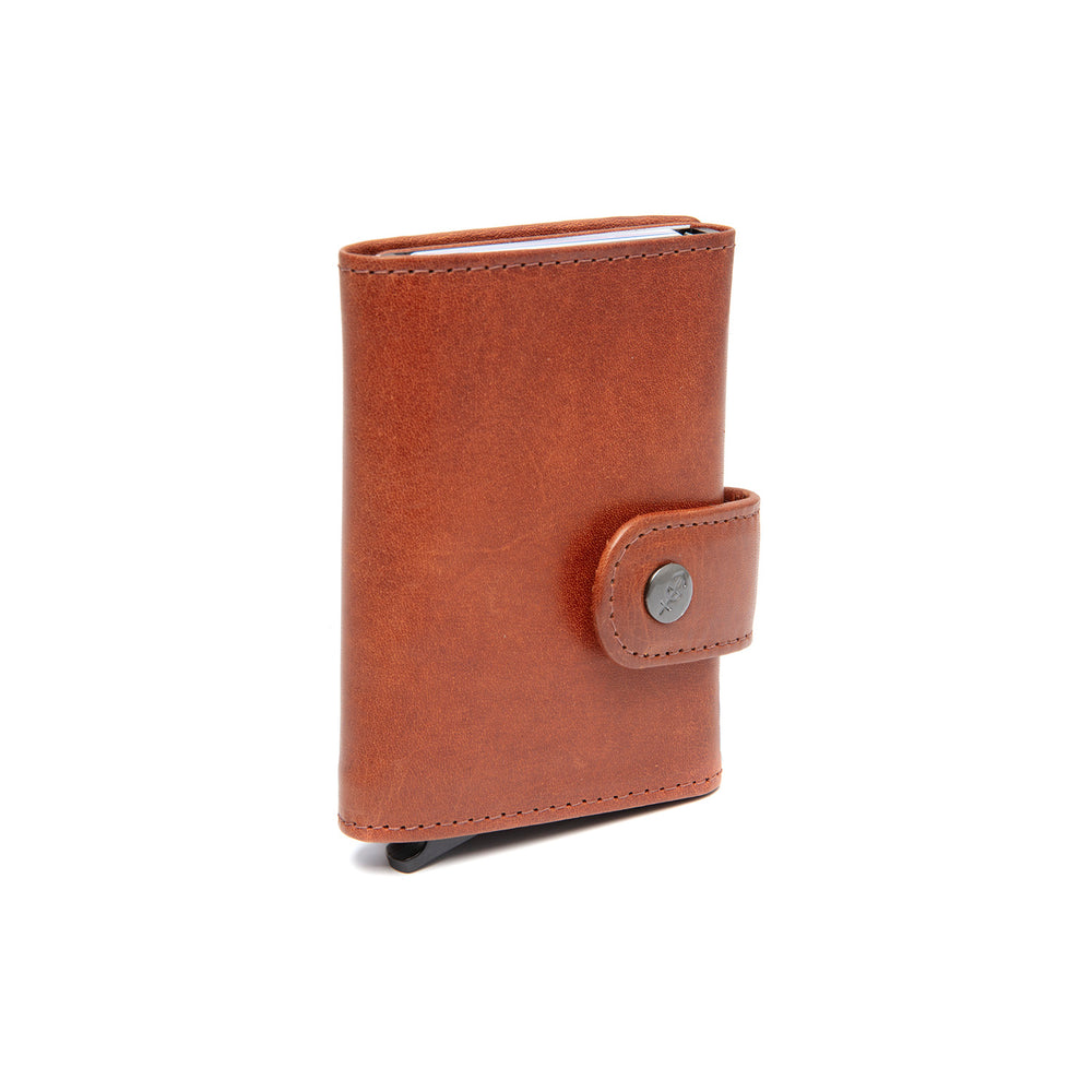 Leder Kartenetui Cognac Larino