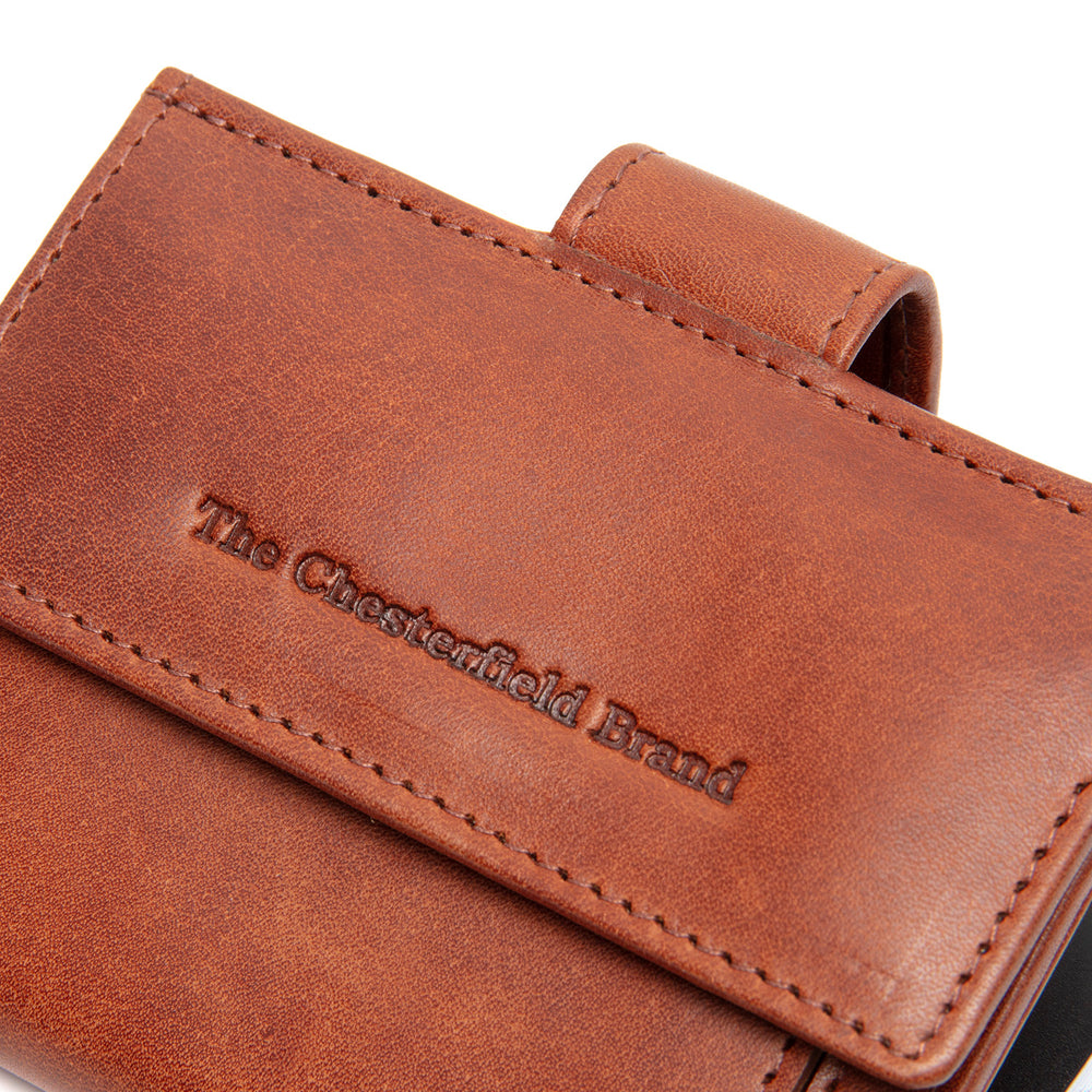 Leder Kartenetui Cognac Lesina