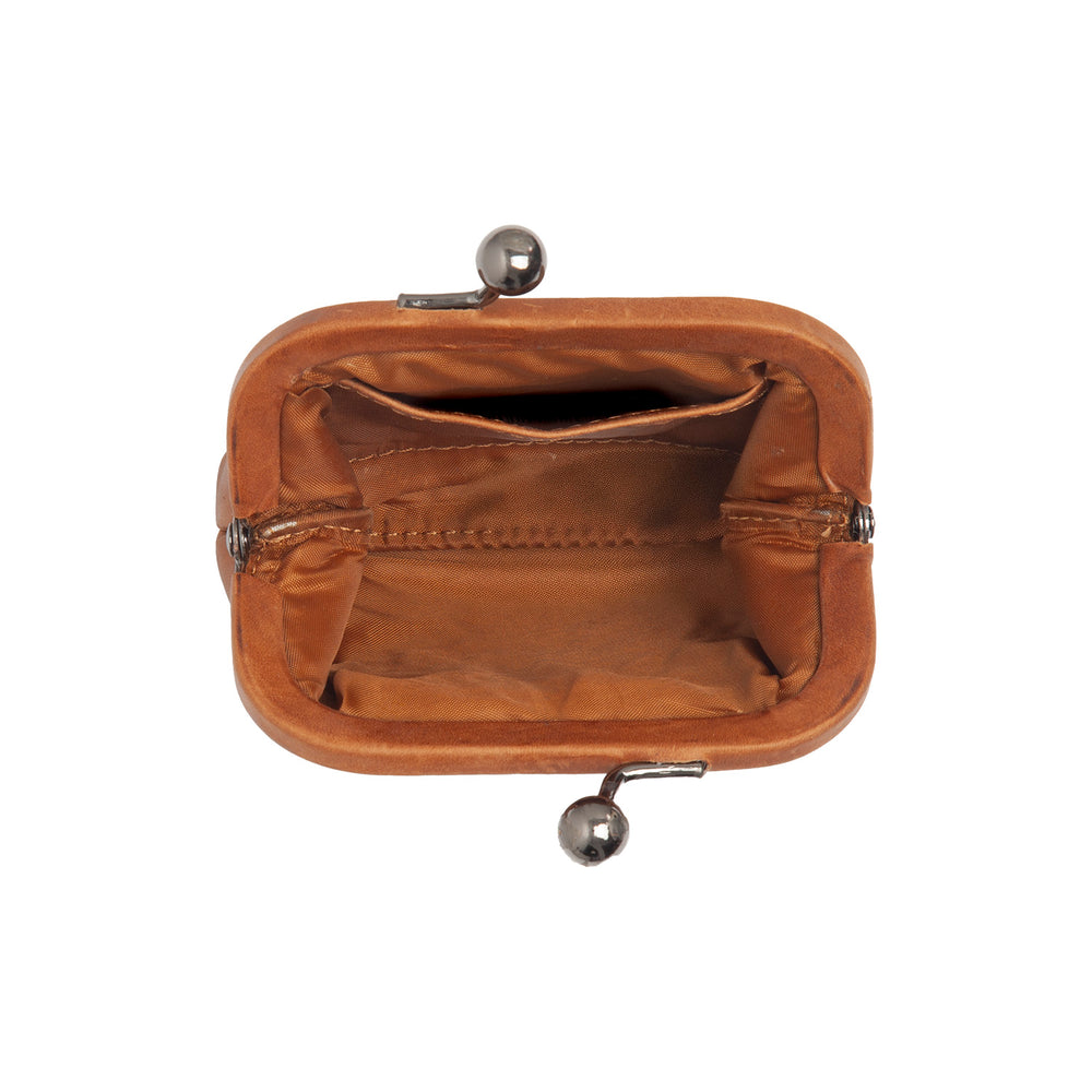 Leather Wallet Cognac Calvia