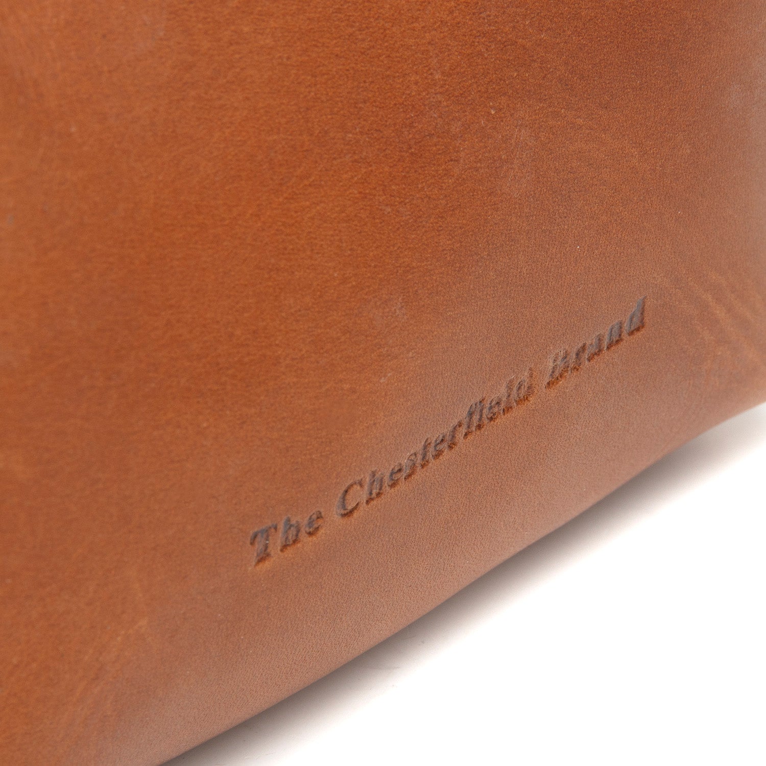 Leder Geldbörse Cognac Calvia