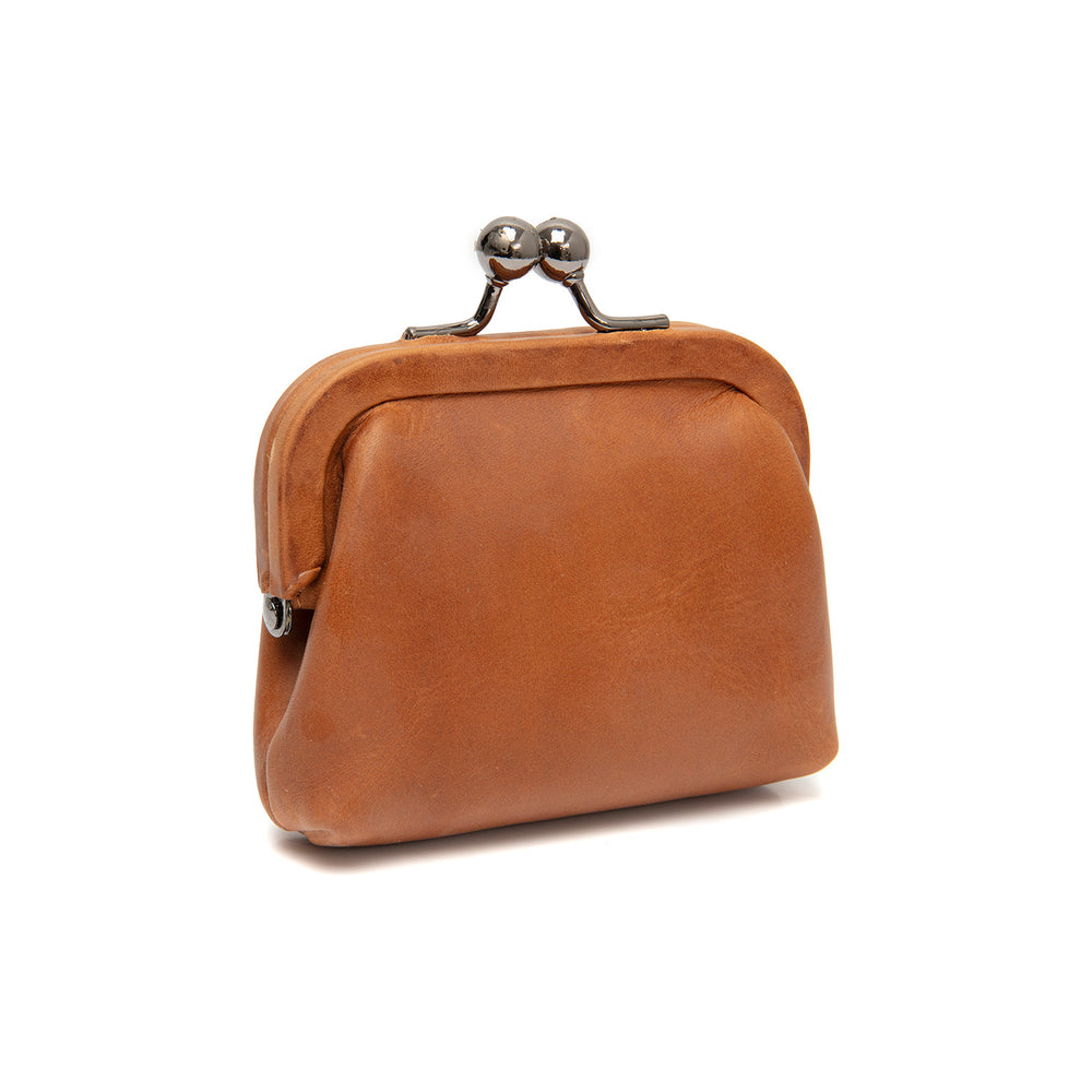 Leather Wallet Cognac Calvia