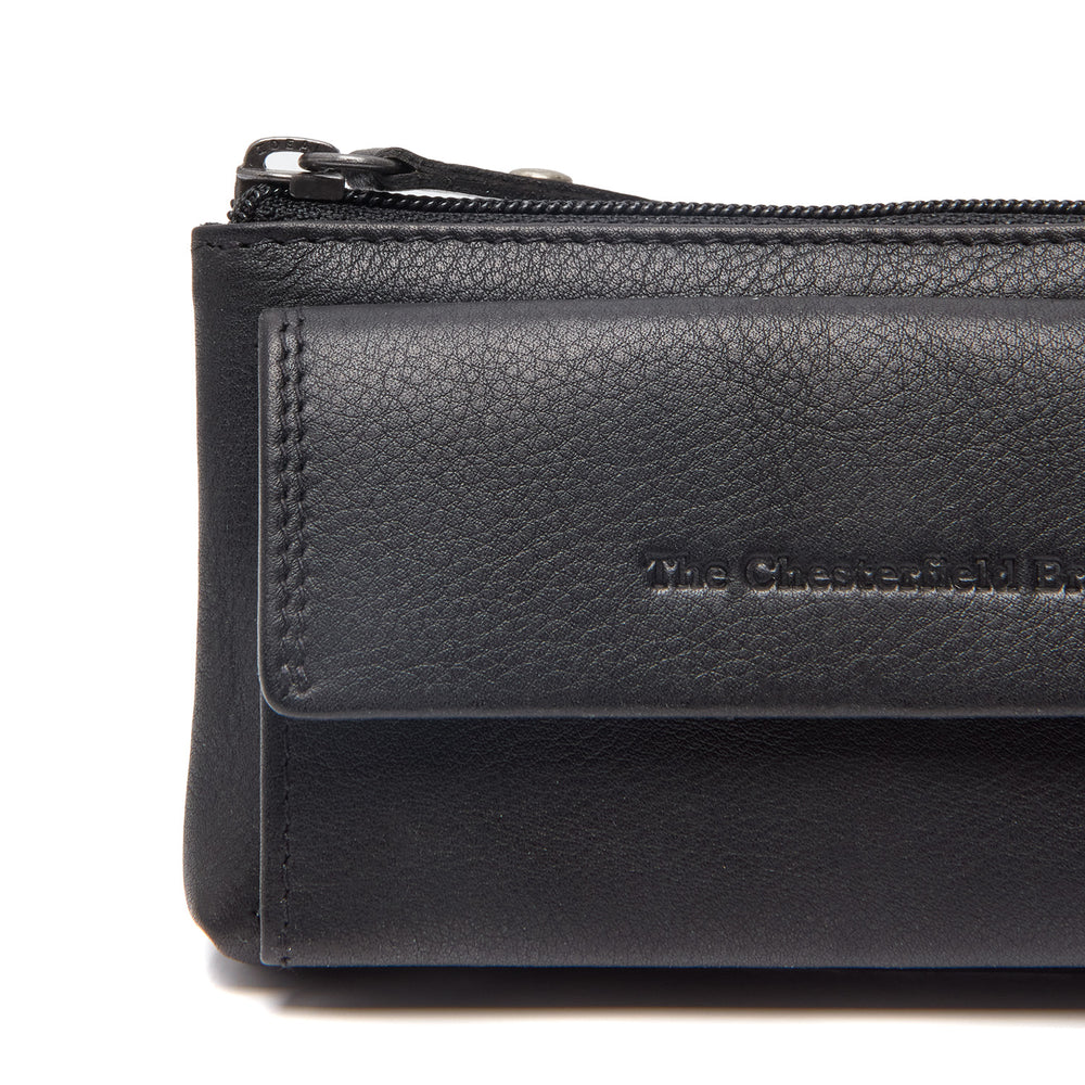 Leather Key Case Black Torano