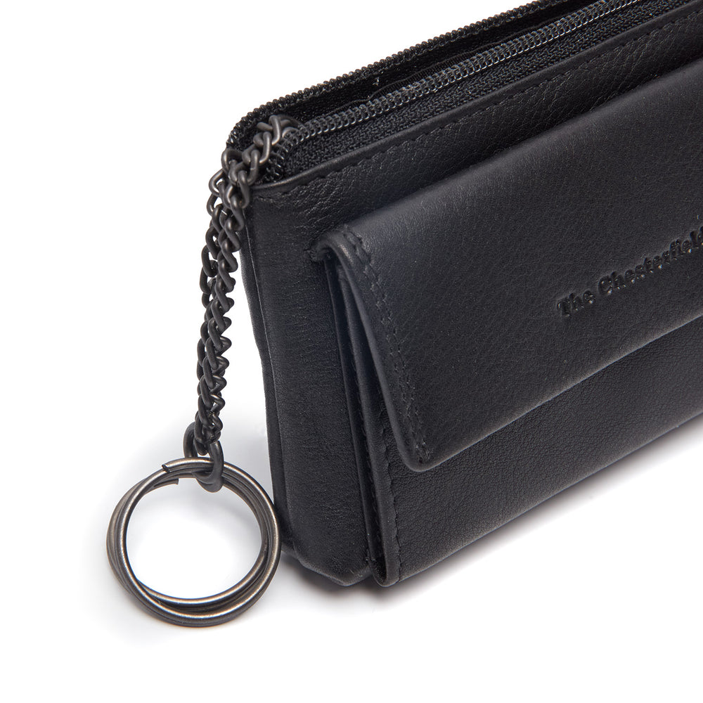 Leather Key Case Black Torano