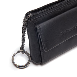 Porte-Clés en Cuir Noir Torano