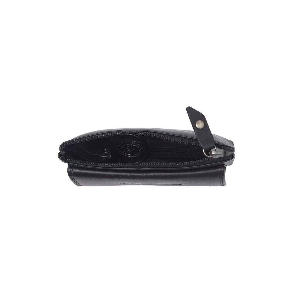 Leather Key Case Black Torano