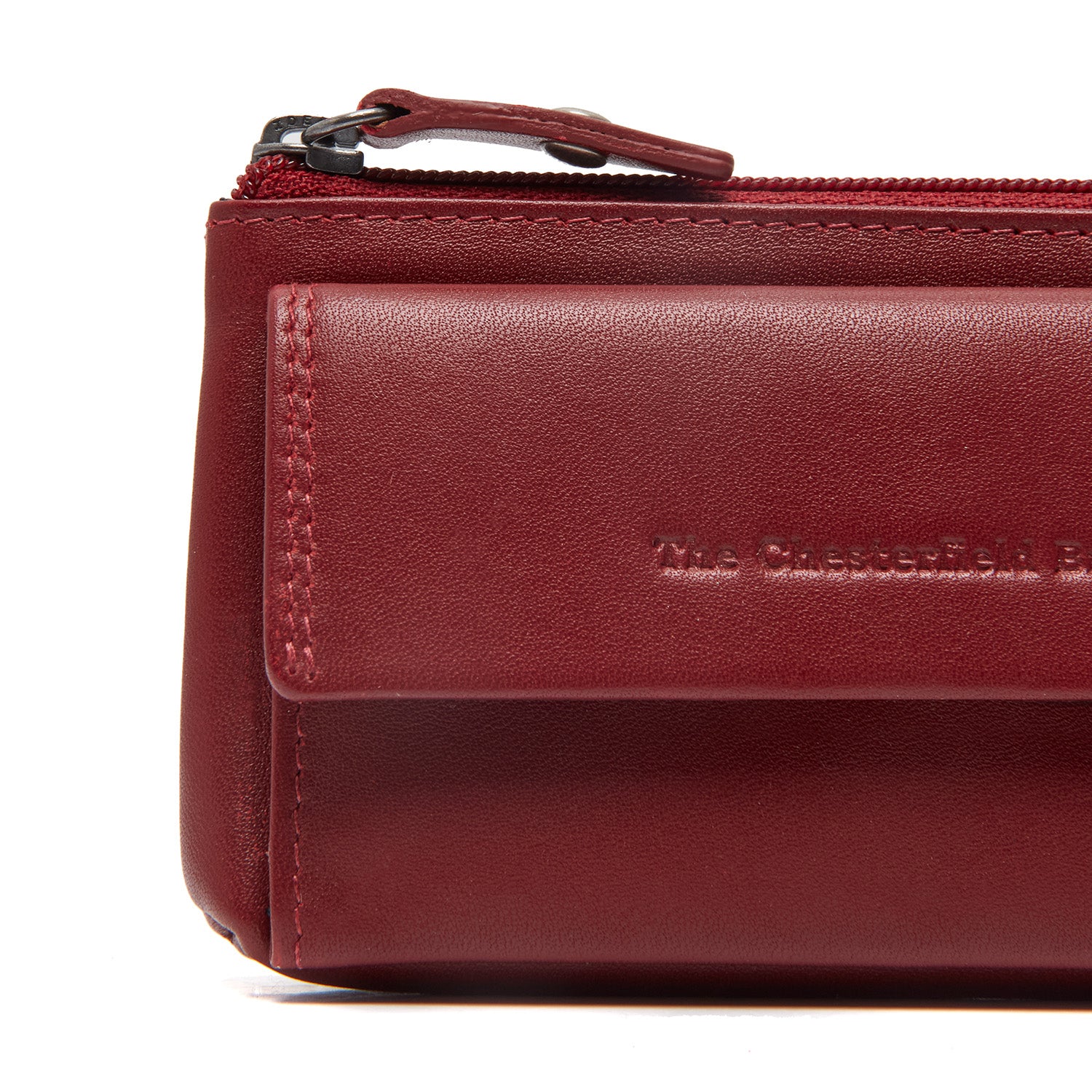 Porte-Clés en Cuir Rouge Torano