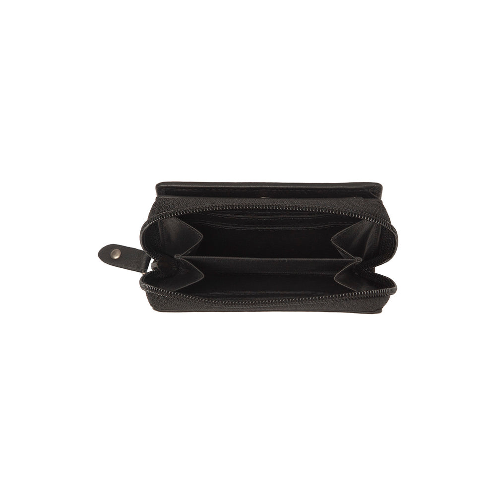 Leather Wallet Black Floren