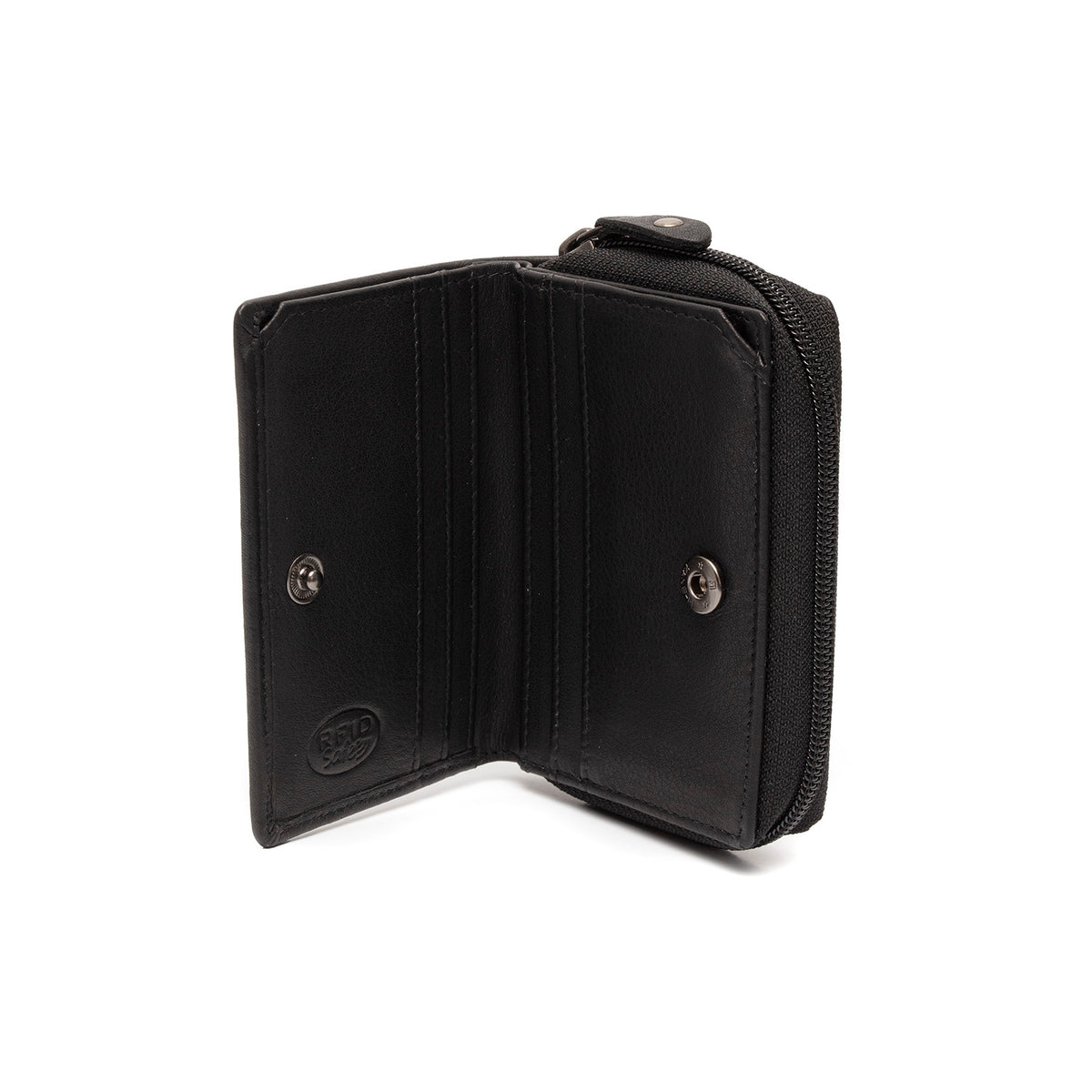Leather Wallet Black Floren