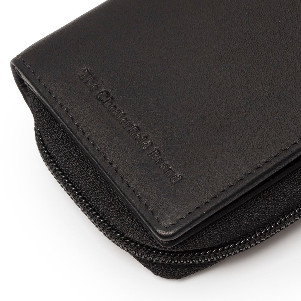 Leather Wallet Black Floren