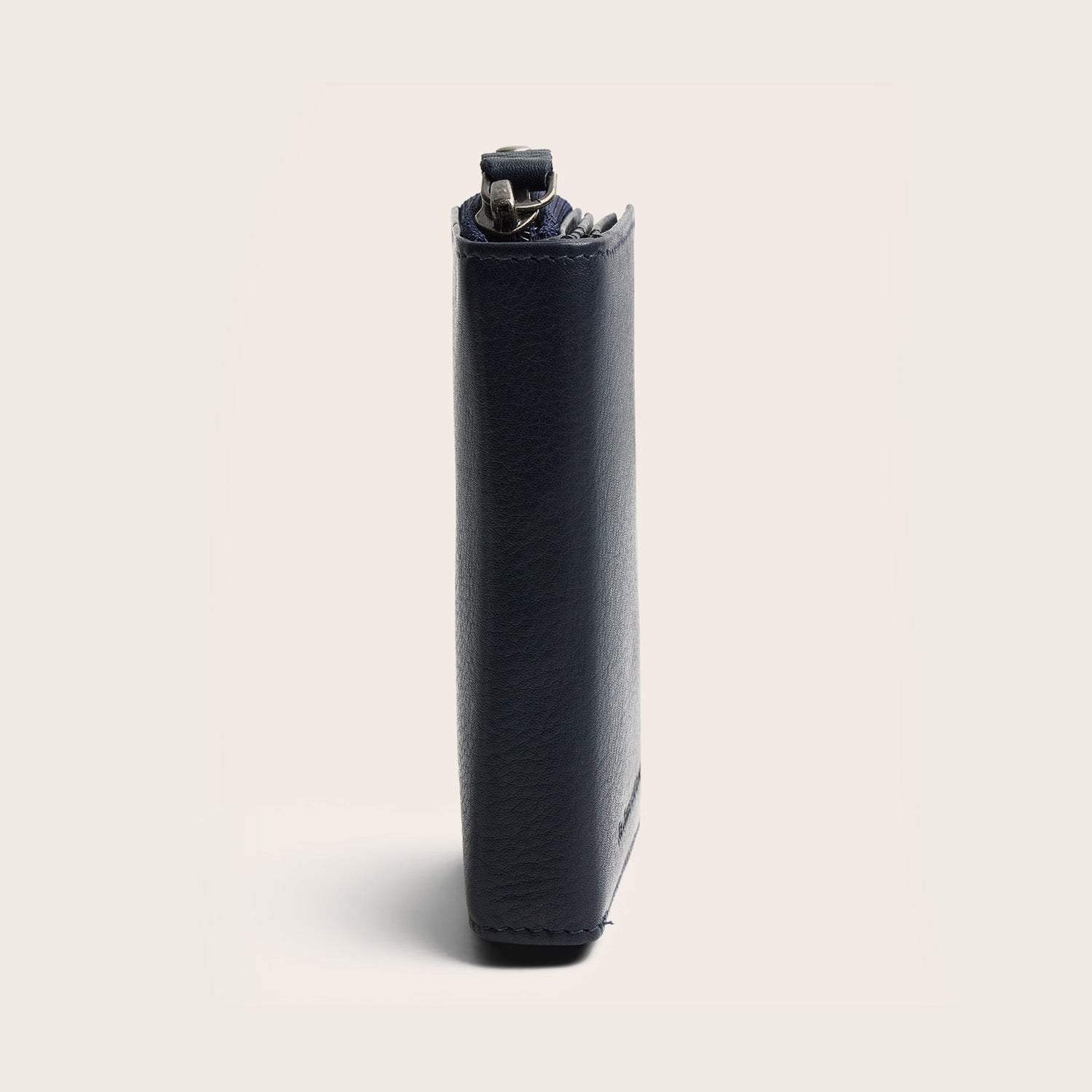 Leder Geldbörse Navy Floren