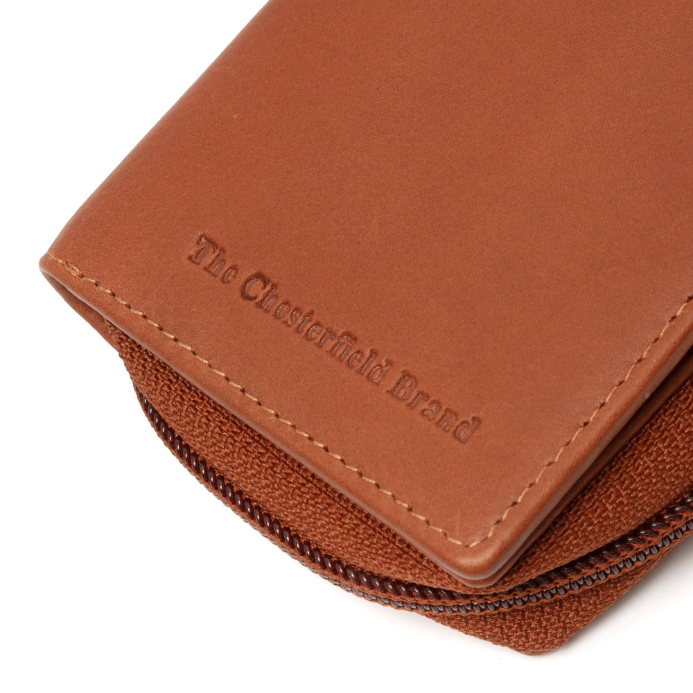 Leather Wallet Cognac Floren