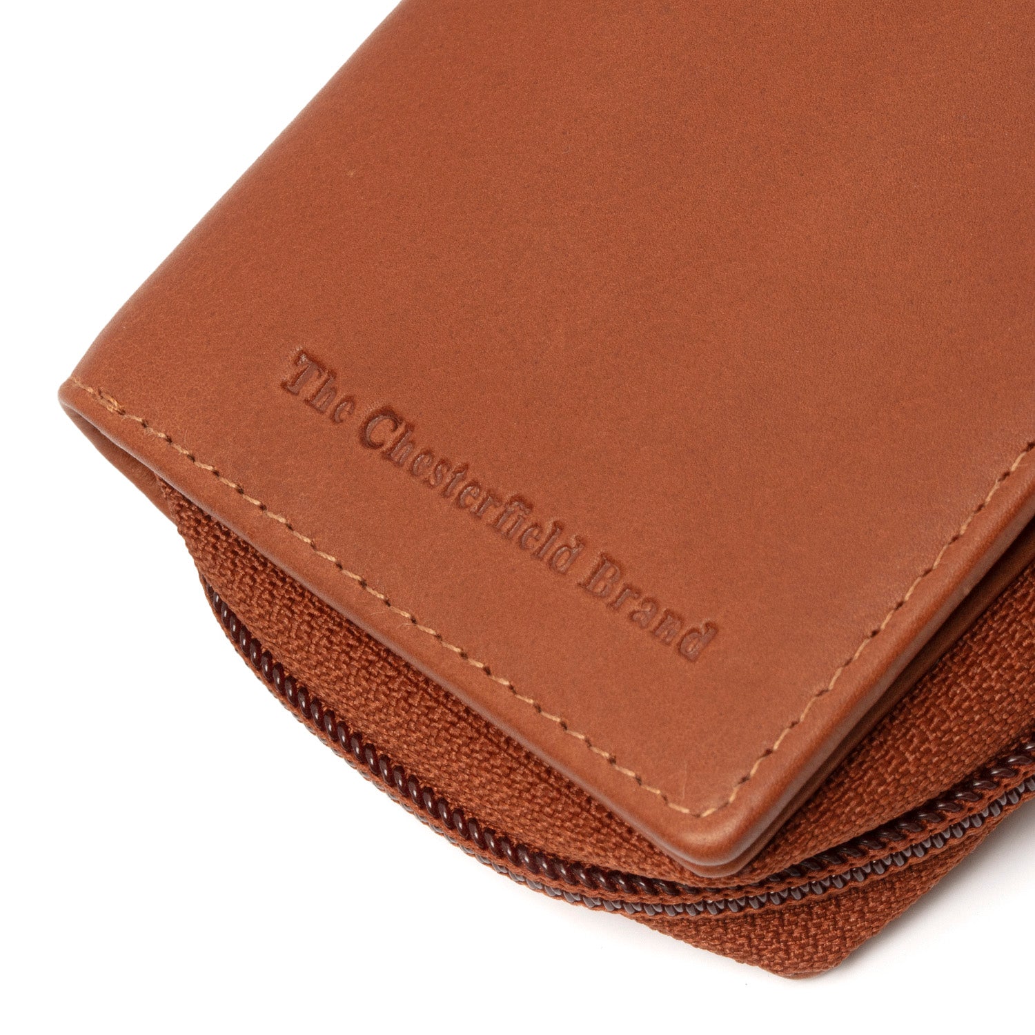 Leather Wallet Cognac Floren
