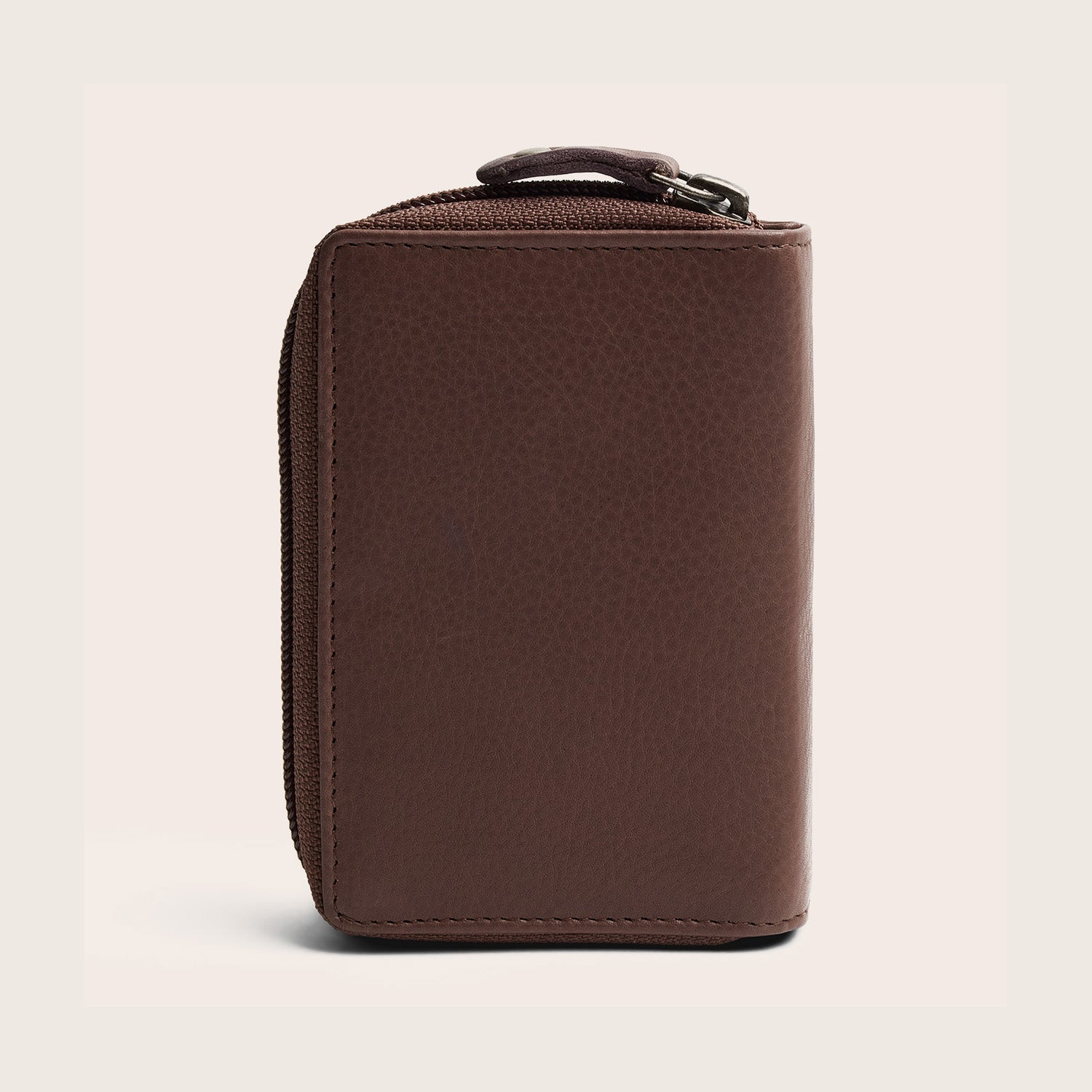 Leder Geldbörse Dunkles Taupe Floren