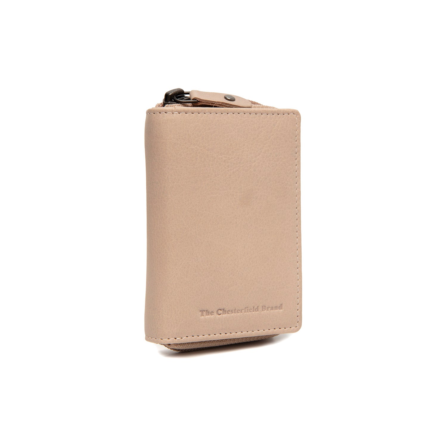 Portefeuille en Cuir Beige Floren