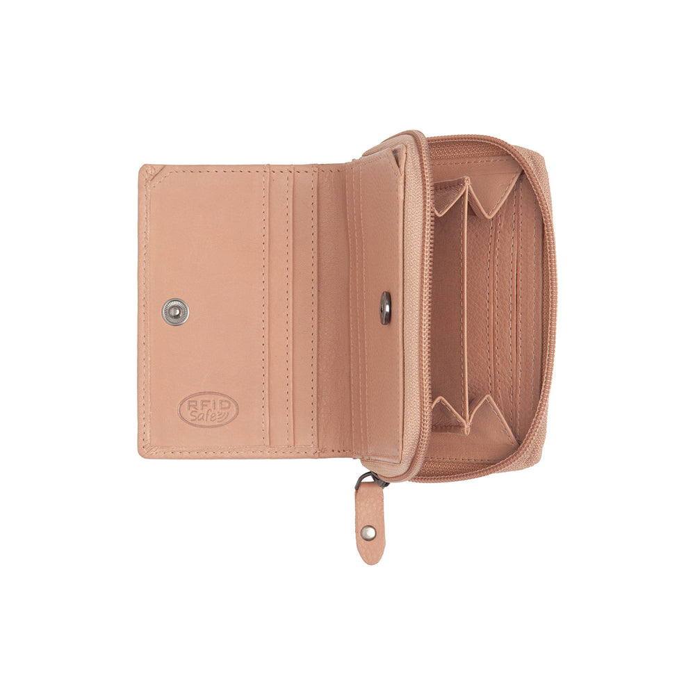 Leder Geldbörse Vintage Rose Floren