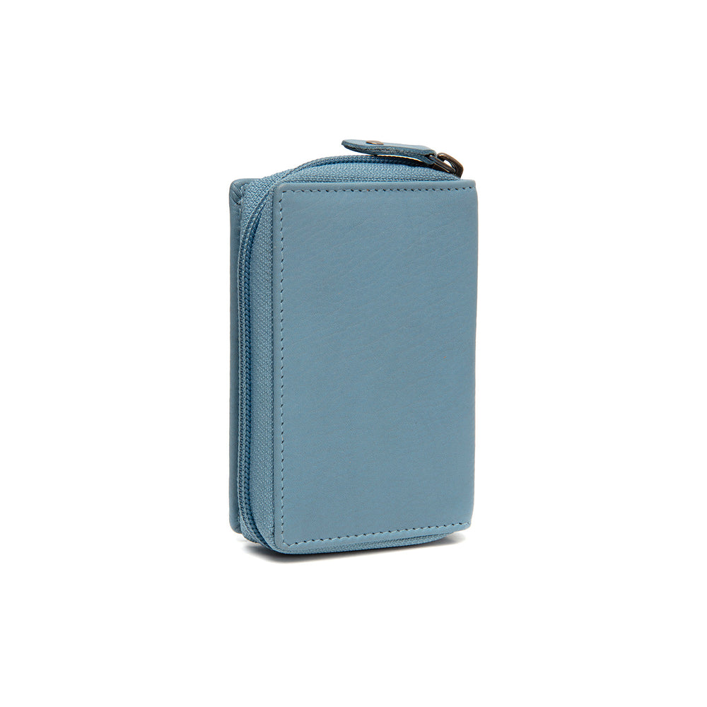 Leather Wallet Sky Blue Floren