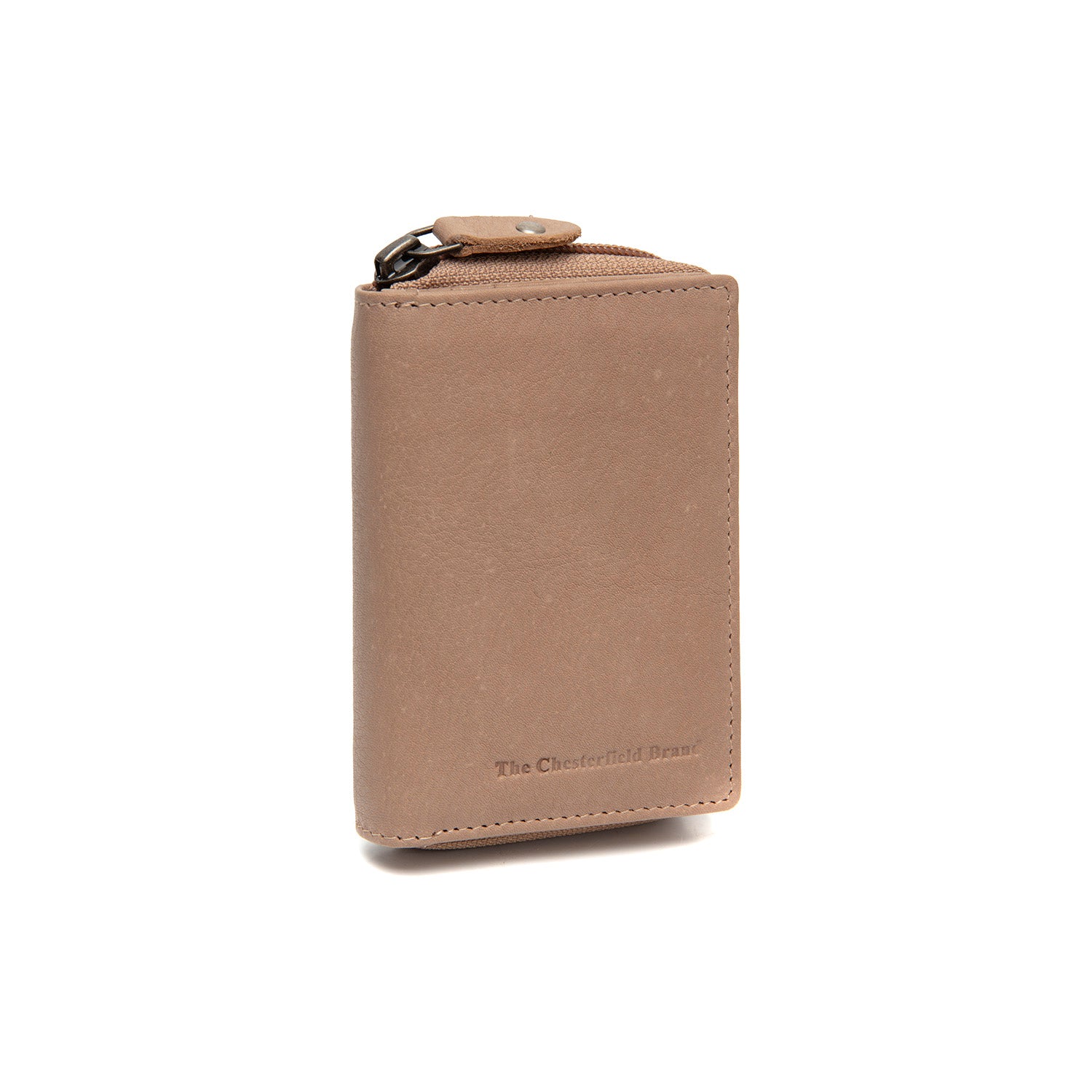 Leder Geldbörse Taupe Floren