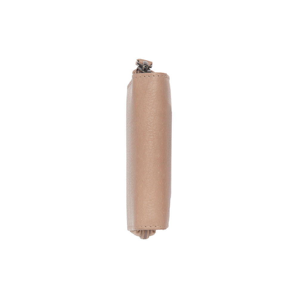 Leather Wallet Taupe Floren