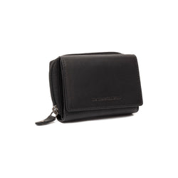 Portefeuille en Cuir Noir Zelan