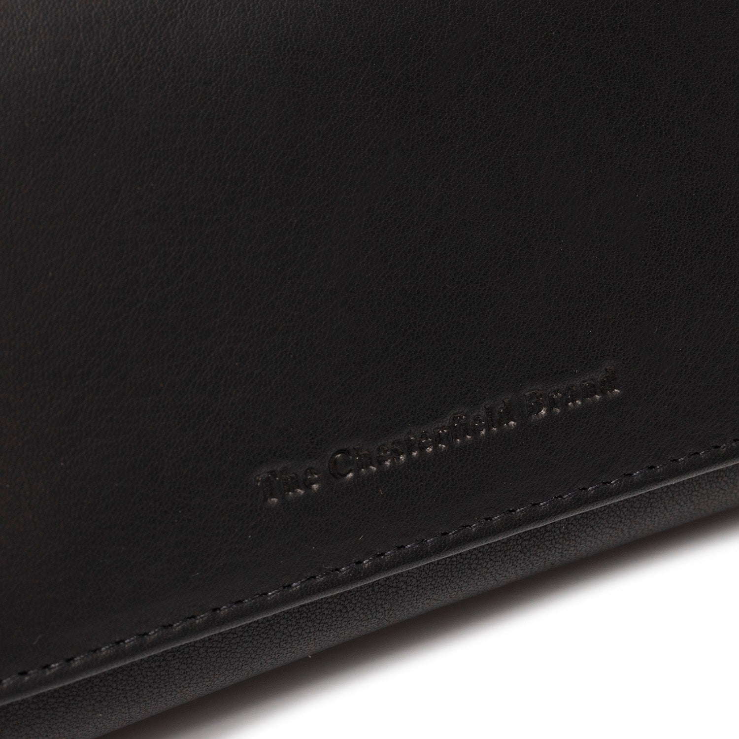 Portefeuille en Cuir Noir Zelan