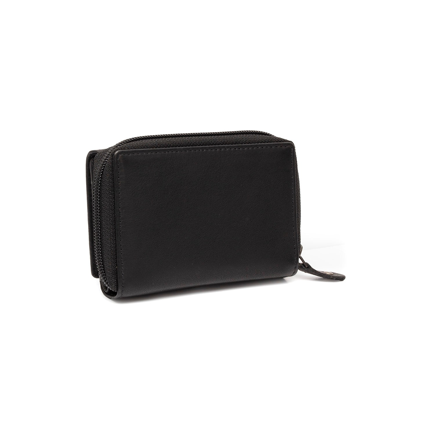 Portefeuille en Cuir Noir Zelan