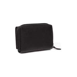 Portefeuille en Cuir Noir Zelan