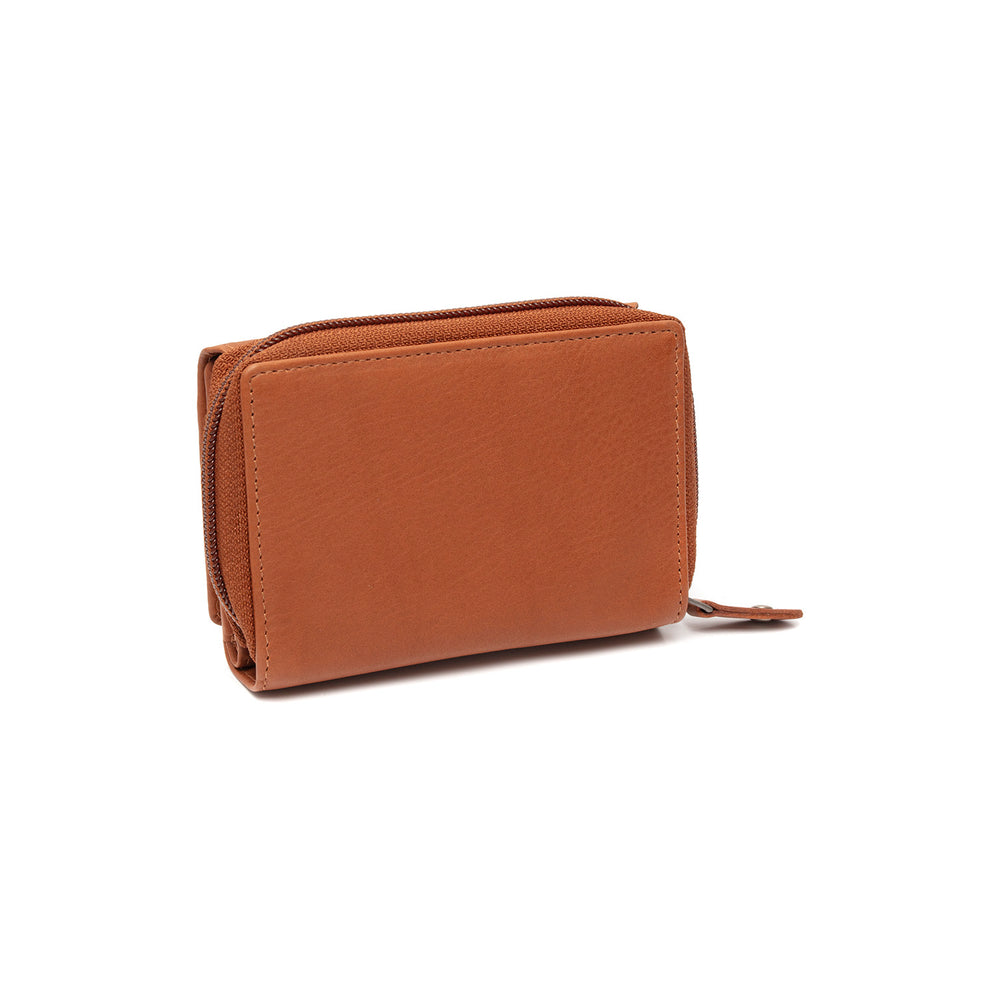 Leder Geldbörse Cognac Zelan