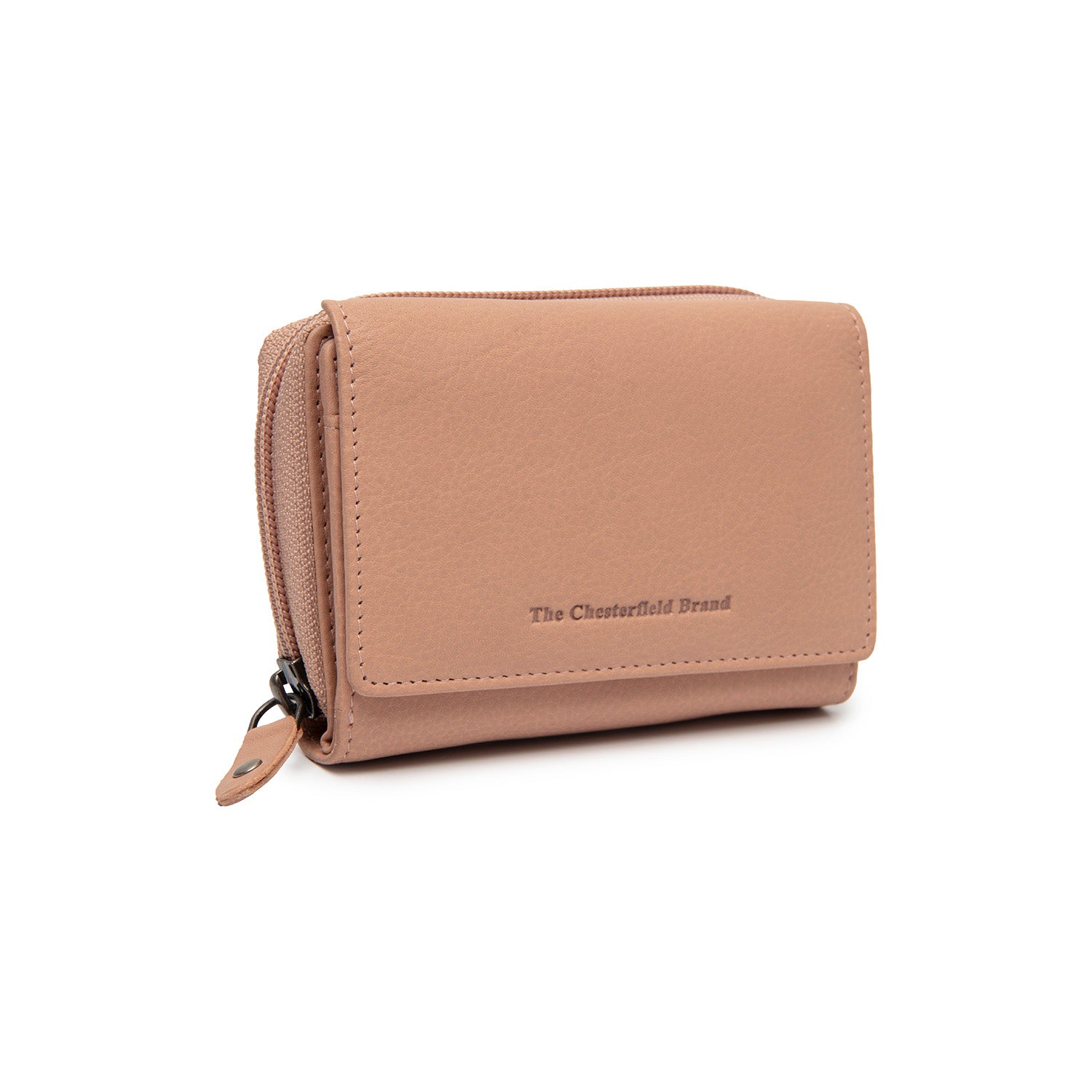 Portefeuille en Cuir Rose Vintage Zelan