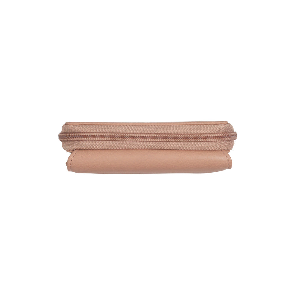 Leather Wallet Vintage Rose Zelan