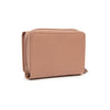Portefeuille en Cuir Rose Vintage Zelan
