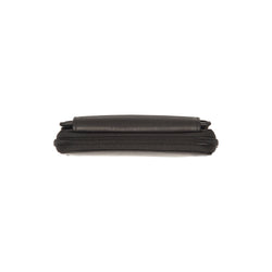 Portefeuille en Cuir Noir Orveta