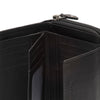 Portefeuille en Cuir Noir Orveta